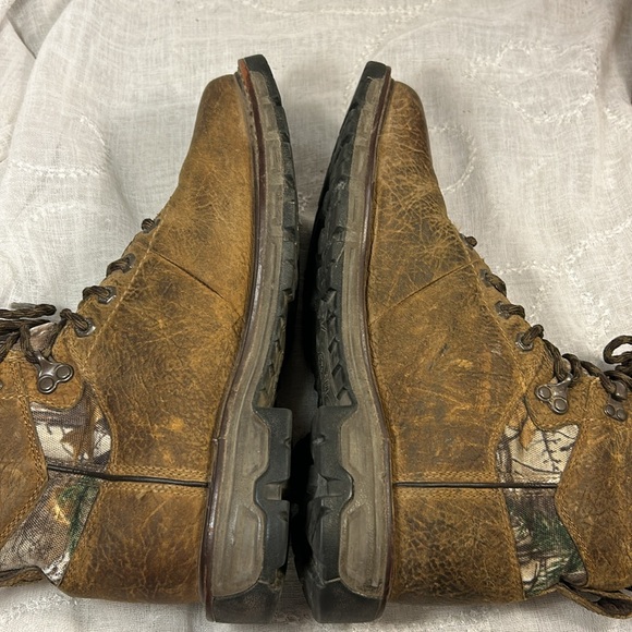 Ariat square toe leather camouflage high  lace up boots main image 10